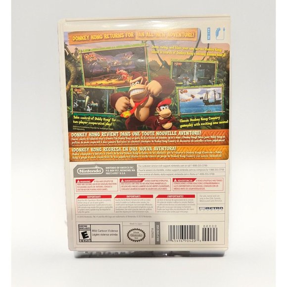 Nintendo Selects Donkey Kong Country Returns Wii 2010 Tested - Picture 2 of 3